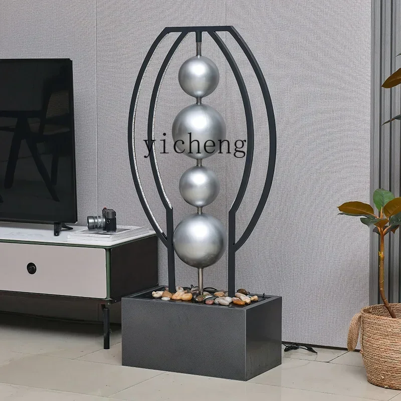 

ZYACirculating Water Landscape Ornament Floor-standing Light Luxury Living Room TV Cabinet Side Gift home decoration accessories
