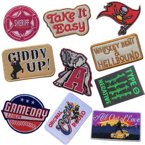 القماش الزهور مطرزة ملصقات الكرتون ، الحديد DIY الملابس بقع أفضل 10 شارات مطرزة من Nike مبيعا - رقم 4