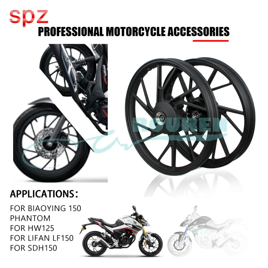 

Universal 18 Inch Front 1.6x18 '' Rear 1.85 * 18 '' for Yamaha Motorcycle Rims Motocross Cafe Racer Accessories Modified Parts