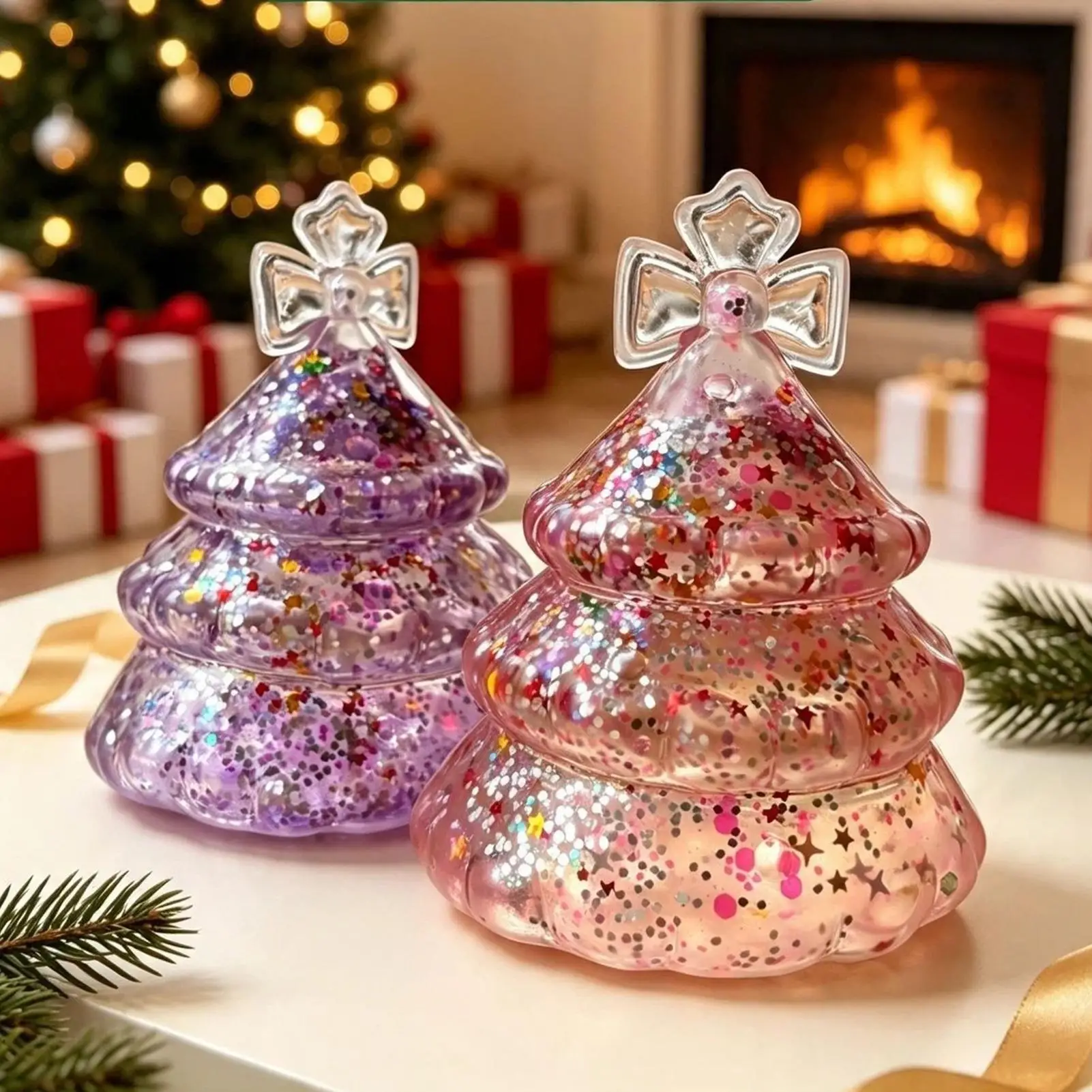 Christmas Squeeze Toy Slow Rebound Soft Finger Play Decoration Christmas Tree Shape Squeeze Toy For Students Adults Boys