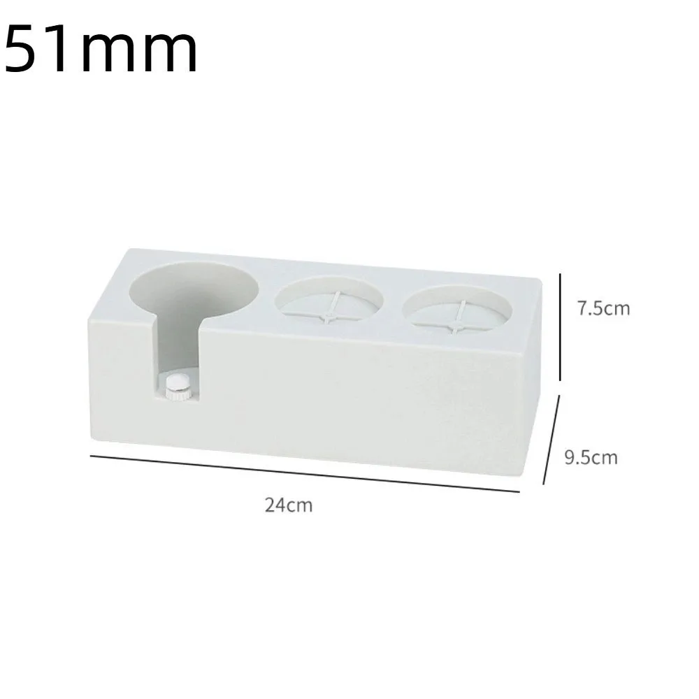 

Universal 51/53/58mm Espresso Coffee Tamper Station 2 in 1 ABS Coffee Bar Stand Non Slip Coffee Tamper Base Cafe Supplies