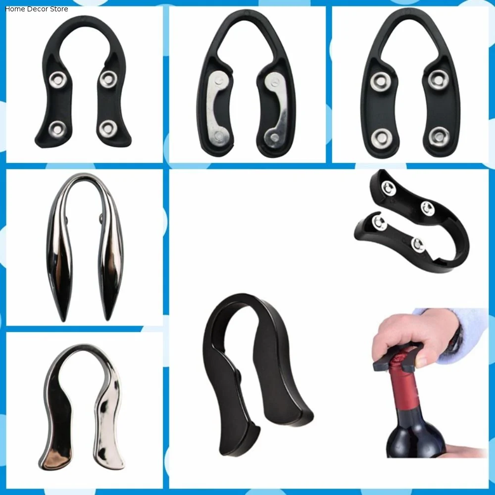 Black/Silver Bottle Foil Cutter Ergonomic Design Handheld Wine Bottle Openers Bottle Cap Paper Cutter Bottle Foil Remover