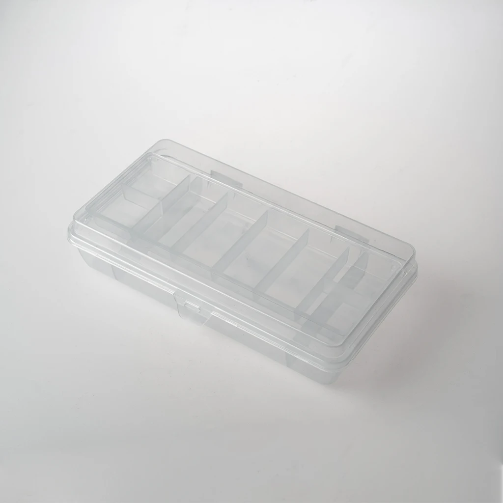 BOWORK Plastic Transparent Storage Container Organizer Double Layer Plastic Box For Bow Frogs Bow Parts