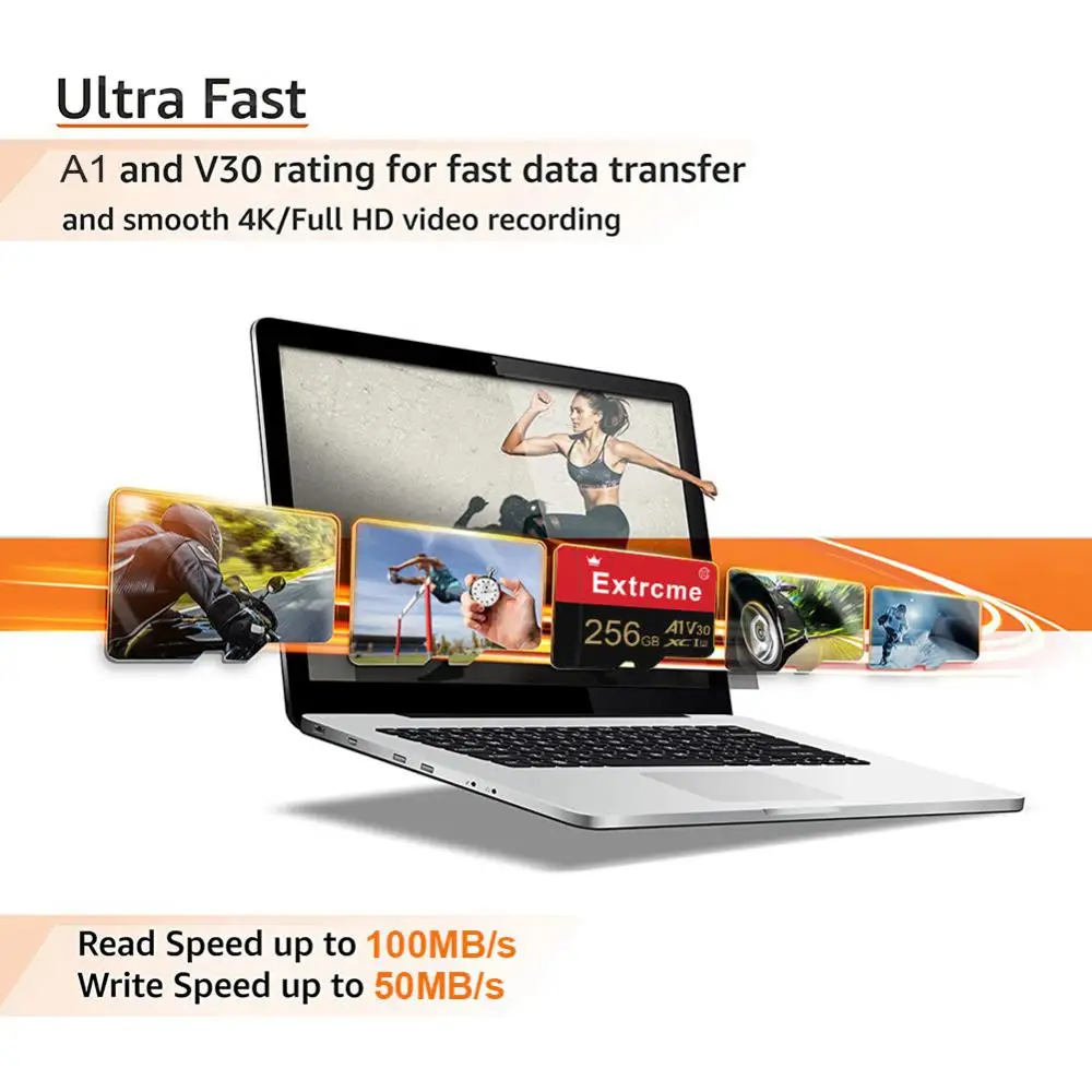 Ultra micro TF SD Card 128GB 256GB 512GB A1 U3 SD Card 2TB SD TF Flash Card Memory Card Class 10 for Phone