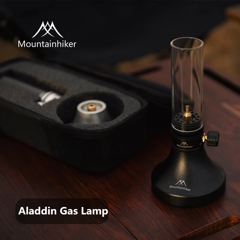 Lámpara de Gas para Camping Mountainhiker, Lámpara de Ambiente Emocional Portátil Ligera para Exteriores, Lámpara Turística de Larga Duración