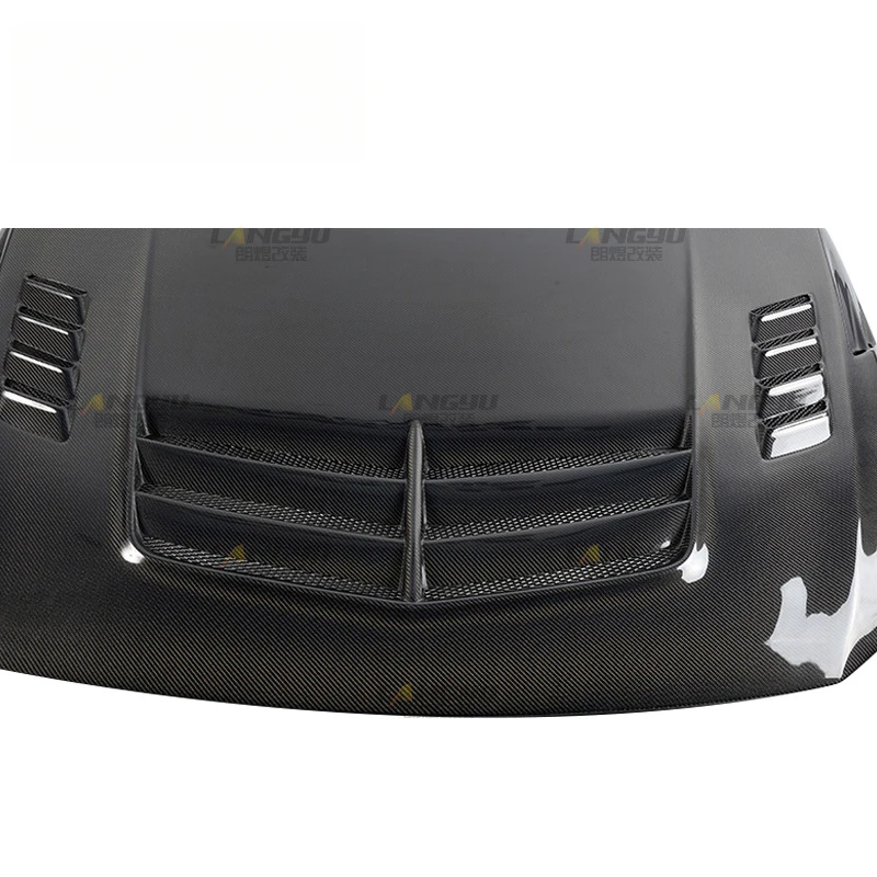

Подходит для Mercedes-Benz A-Class W177, модифицированный капот V-образного стиля с отверстиями для тюнинга, крышка двигателя из углеродного волокна.