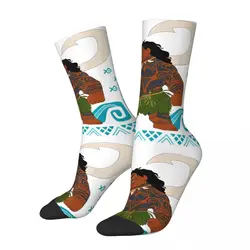 Nuovi calzini da uomo Casual Moana Maui Cartoon Sock Graphic calze da donna primavera estate autunno inverno