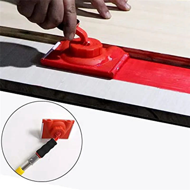 

ABJT-Versatile Paint Edger Set With Guide Wheels And Swivel Handle For Easy Finishing Of Corners And Hard-To-Reach Areas
