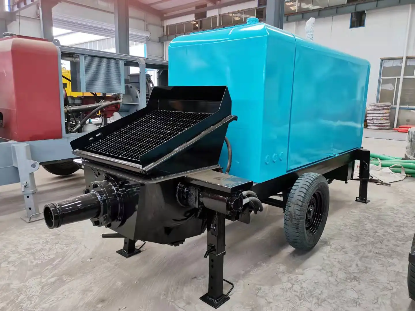 YG Customized Pumpcrete Machine Pumping Small Stationary Diesel Concrete Mini Pump