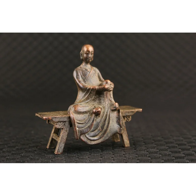chinese Asian Tibet bronze hand carved buddha blessing statue figure