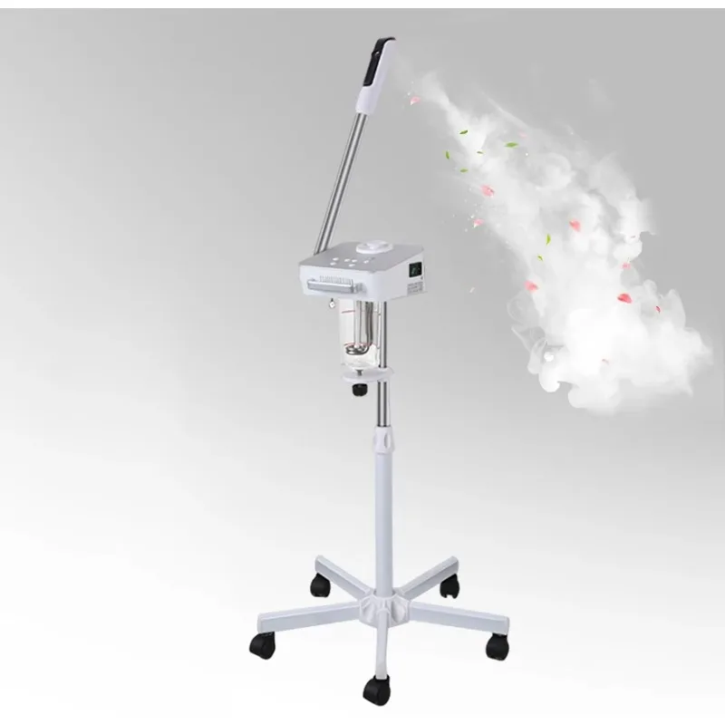 

Professional Aromatherapy Facial Steamer 2 in 1 Face Vapor Hot Cool Mist Machine with Time Setting for Beauty Salon Spa