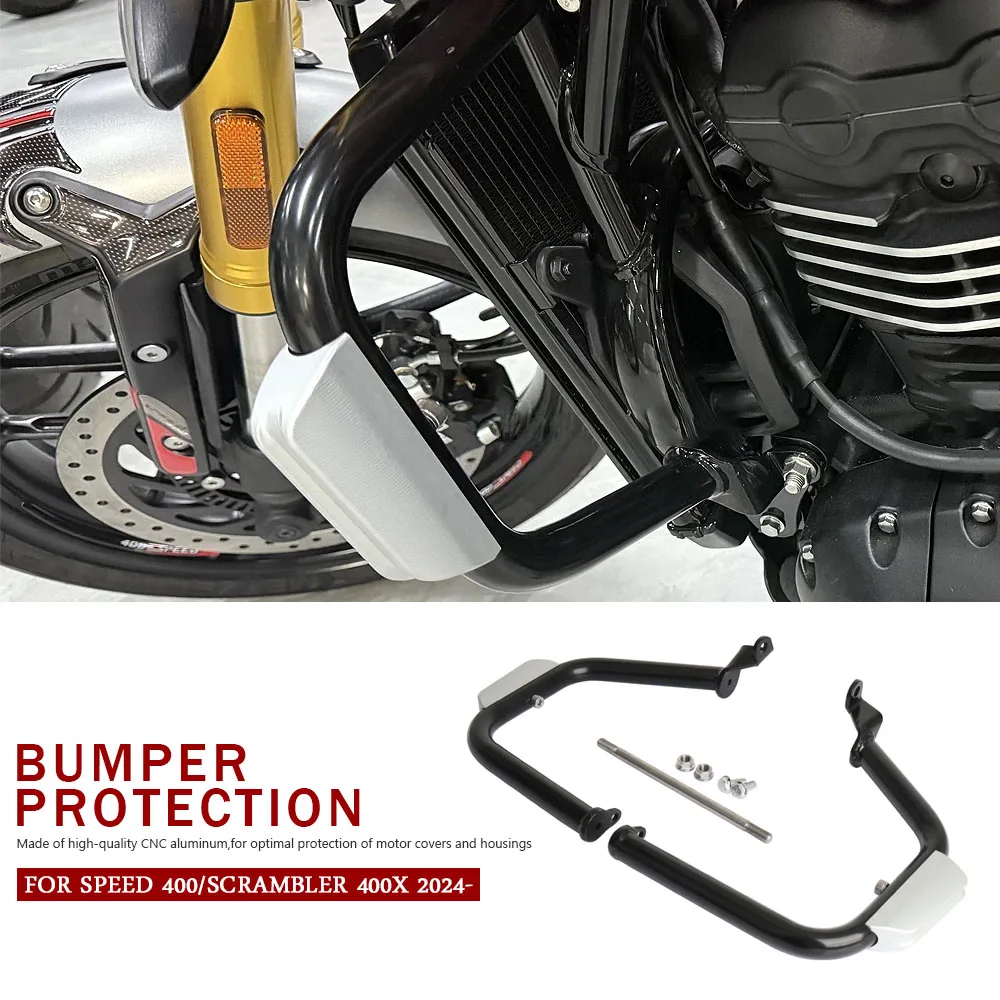 For Speed 400 Scrambler 400X Speed400 SCRAMBLER 400 X 2024 2025 Motorcycle Accessories Frame Protection Engine Bumper Kit