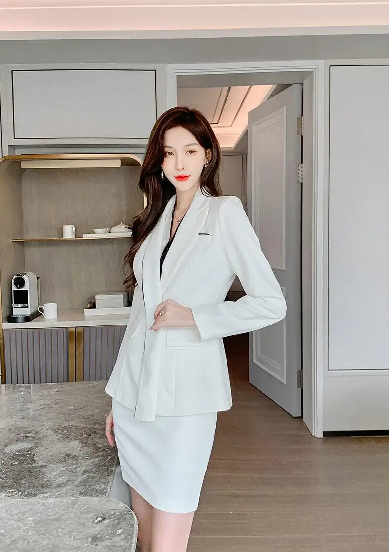 Fashion suits, new spring styles, temperament goddess style, professional suit jacket and skirt, two-piece suit