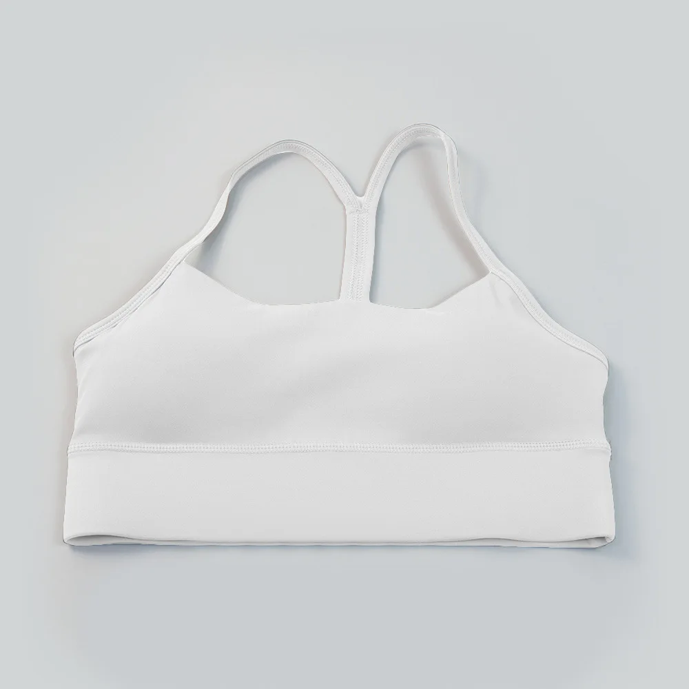 Reggiseno sportivo da donna Yoga Y-Back Gathering Beauty Back Fitness Running reggiseno sportivo da donna traspirante antiurto ad asciugatura rapida