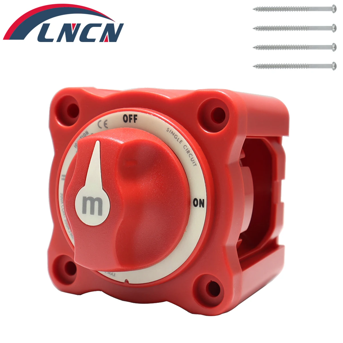 M Series Battery Disconnect Switch, 100A-300A Marine Single Circuit Battery Shut Off Switch, 48V Power Kill Switch Isolator