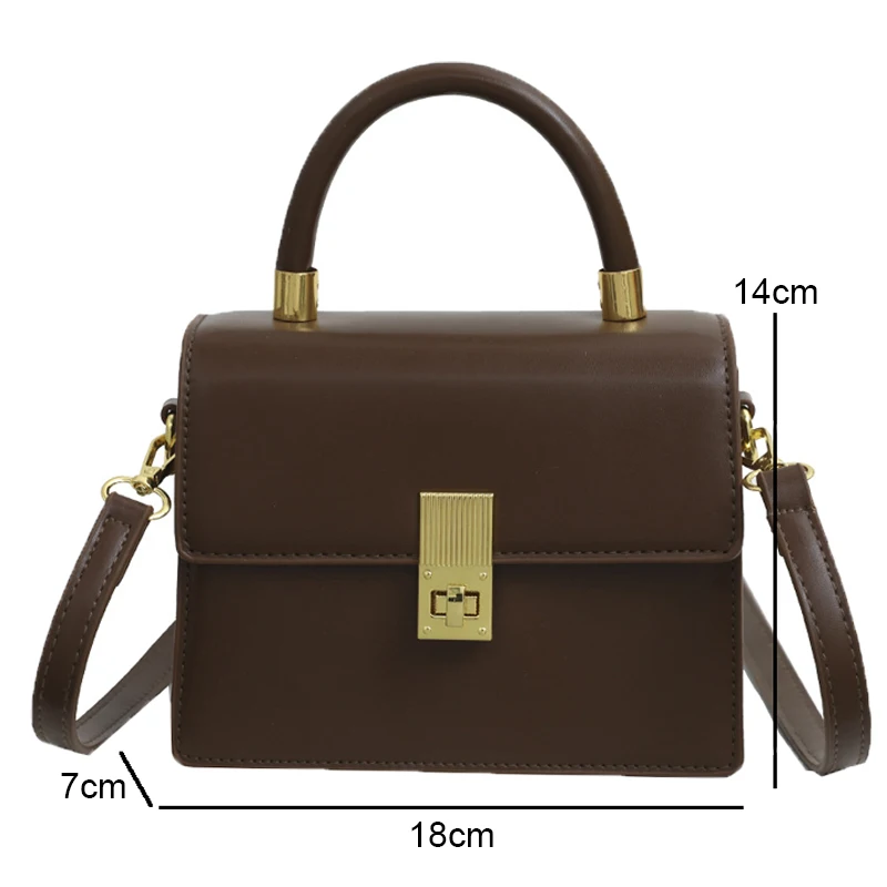 Luxury PU Leather Crossbody Bags with Short Handles for Women 2023 Nerw Fashion Ladies Shoulder Bag Handbags and Purses