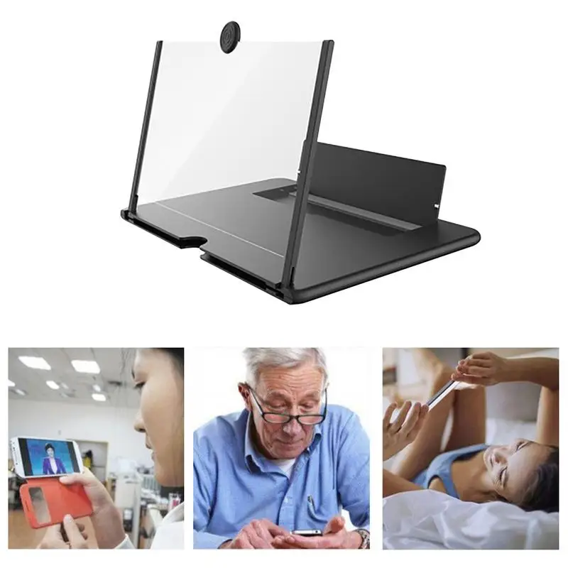Phone Screen Magnifier HD Cell Phone Magnifying Screen 14in Ultra-thin Screen Amplifier Magnifying Projector Foldable Phone