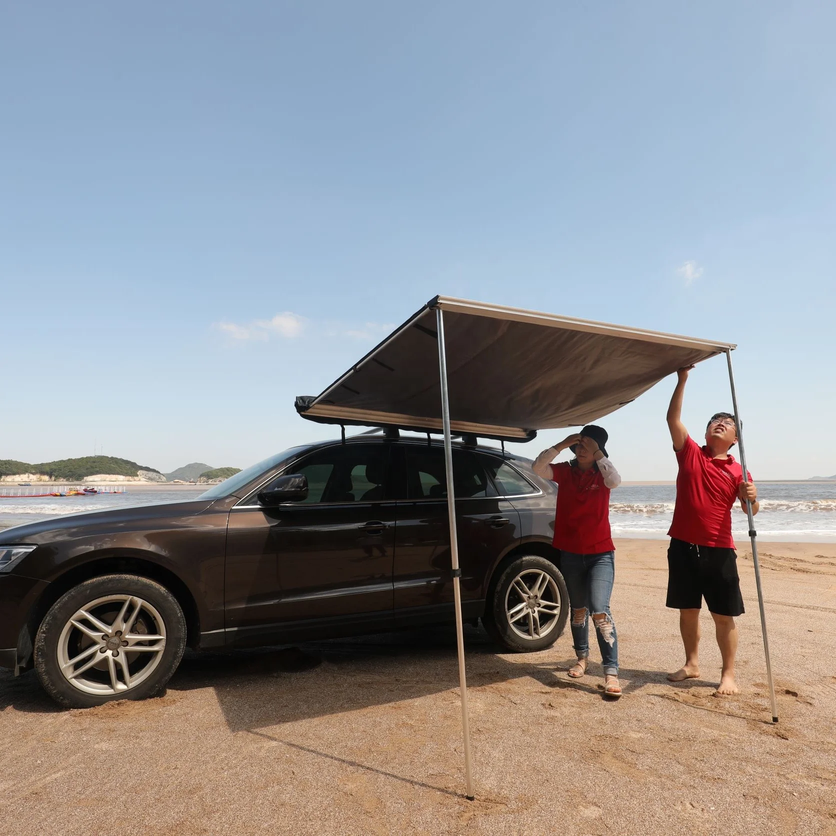 

Awnlux Aluminum Frame Camper Off Road SUV Car Side Swag Bag Awning
