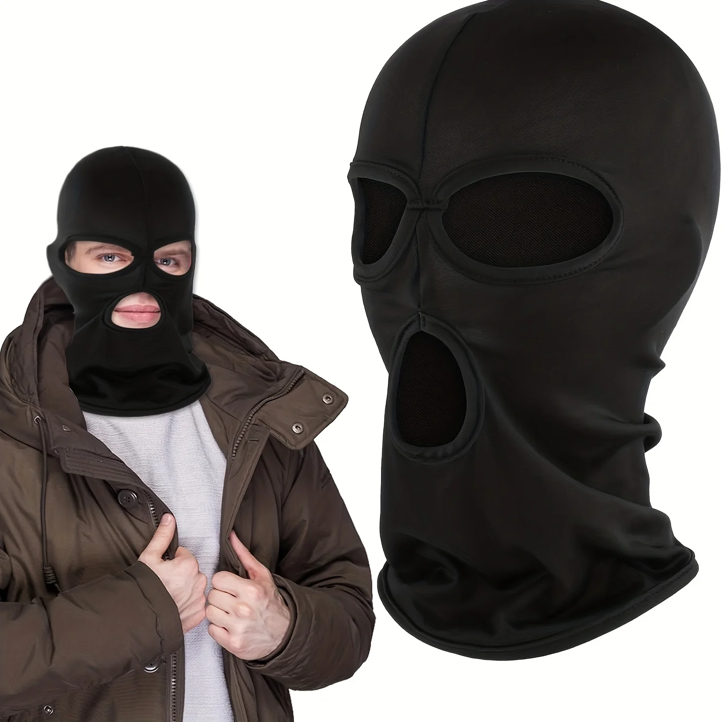 

Face mask riding headgear for winter windproof skiing, cold proof sun protection, training windproof motorcycle face mask, sport