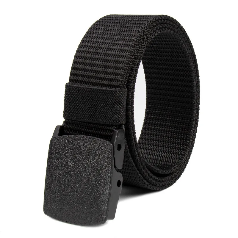 Men's Adjustable Tactical Canvas Belt with Buckle