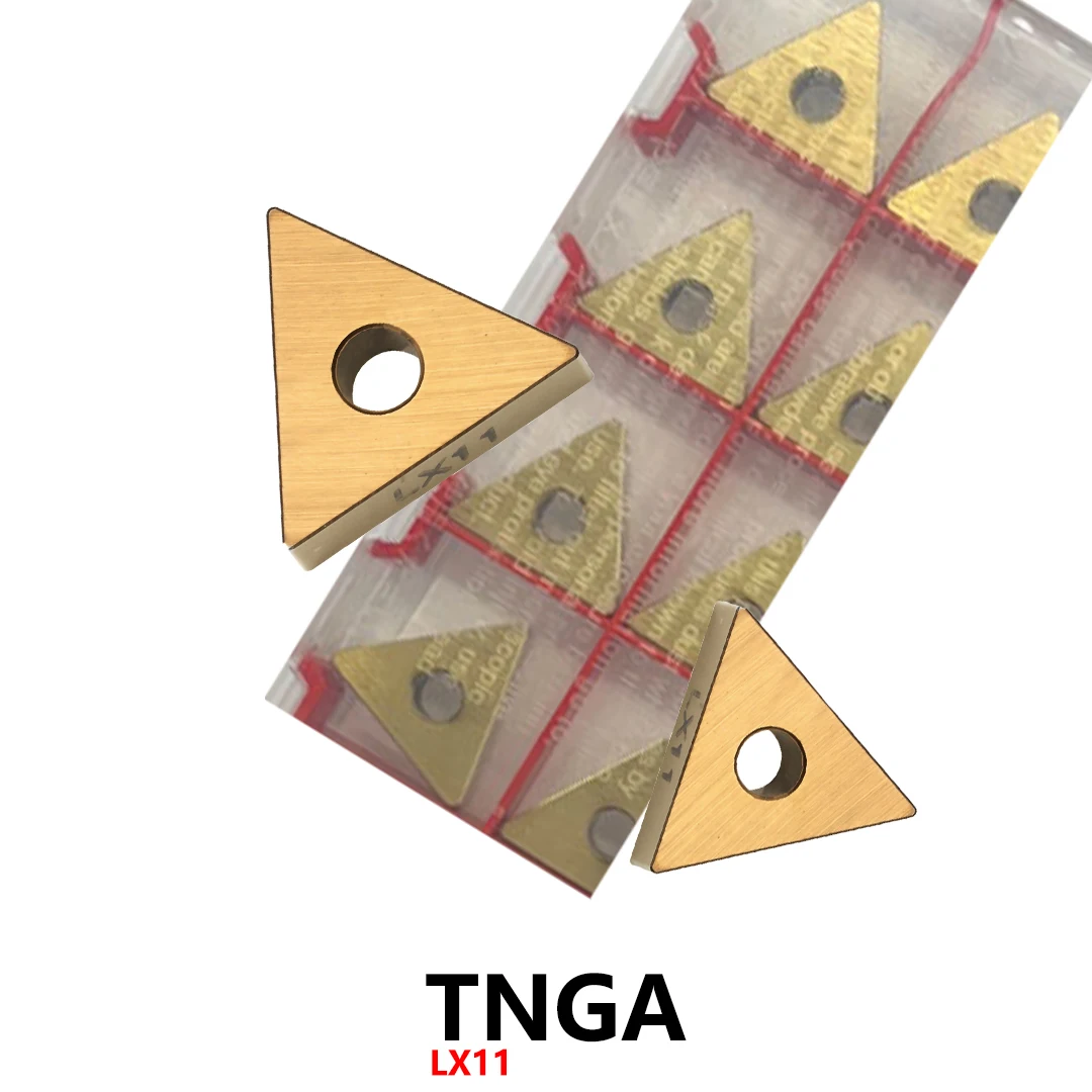 

Оригинальные твердосплавные вставки для внешних внутренних инструментов, режущий брус для токарных станков TGNA 160404 160408 TNGA160404 TNGA160408 LX11 TGNA1604 с ЧПУ