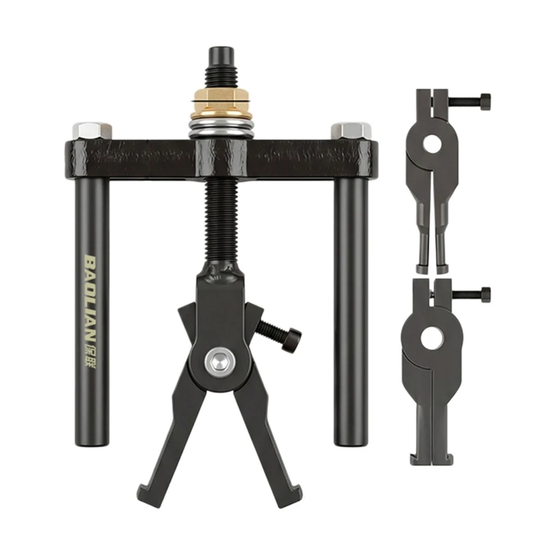 Bearing Puller Bearing Divider Tool 3 Jaw Carbon Steel Repair Tool for Motorcycle Wheel & Car Water Pump Removal
