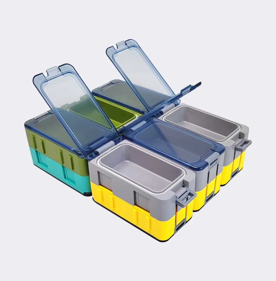 15 stücke Angelgerät Köder Lagerung Boxen Tragbare Köder Haken Organizer Mini Utility Lockt Angeln Box Meer Angeln Zubehör Box – Detail 10