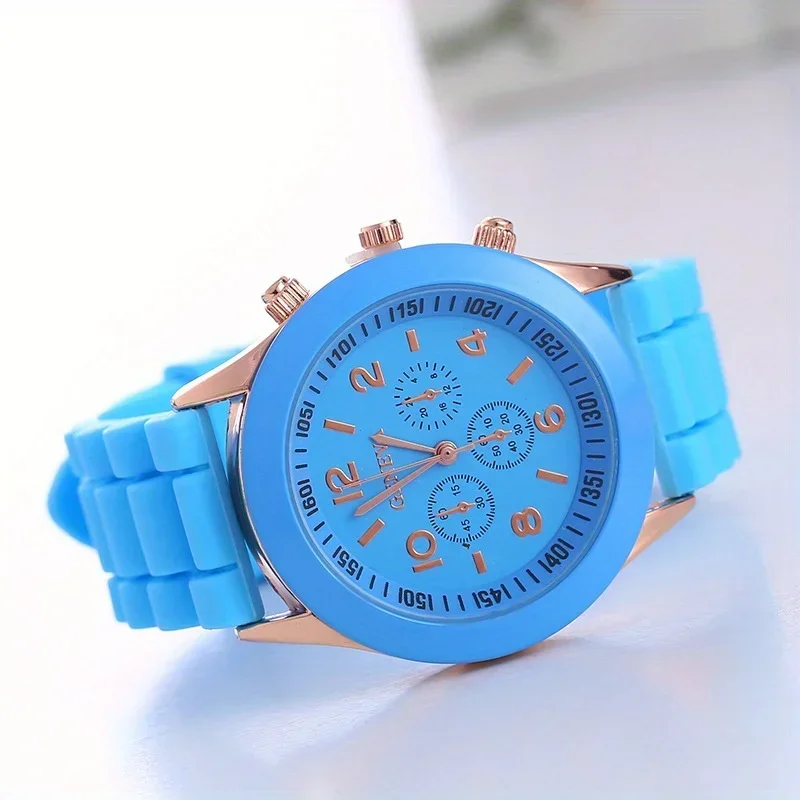 Stylish Round Pointer Quartz Watch, Gift for Her