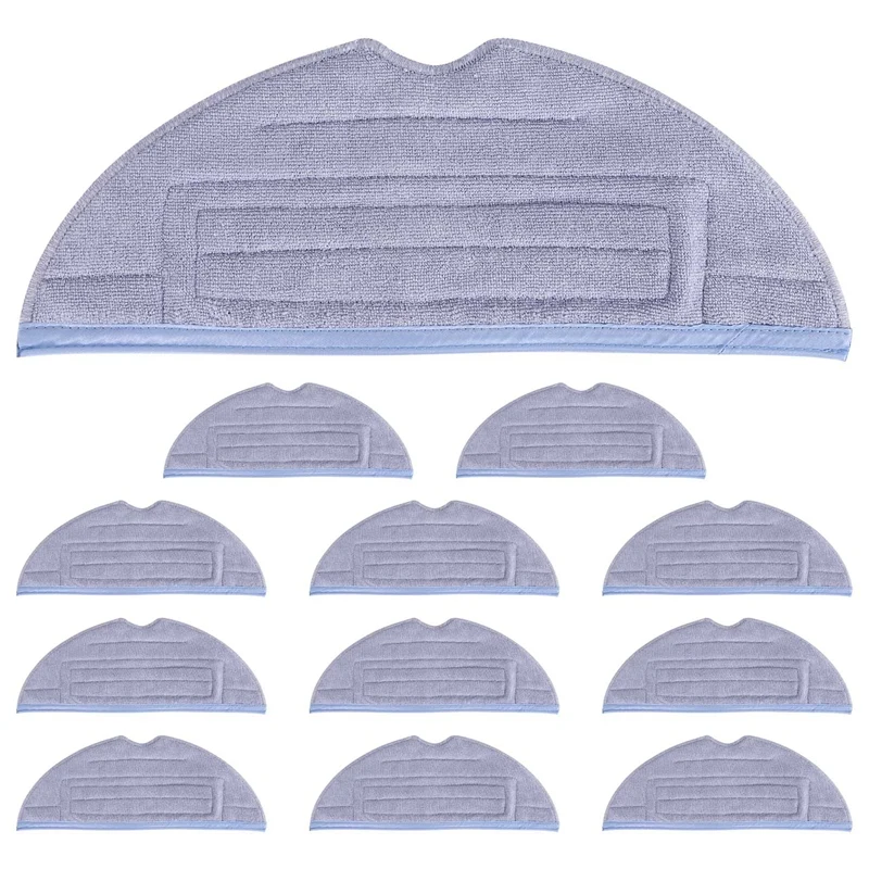 12 Pcs Mop Cloth for Xiaomi Roborock S7 S7+ S7 MaxV S7 MaxV Plus S7 MaxV Ultra Q7 Max+ Series Robot Vacuum Cleaner Parts