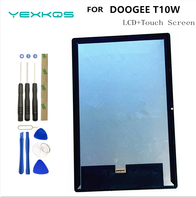 New original touch screen LCD display for DOOGEE T10 PLUS  T10W phone replacement parts+touch screen digitizer disassembly fpc