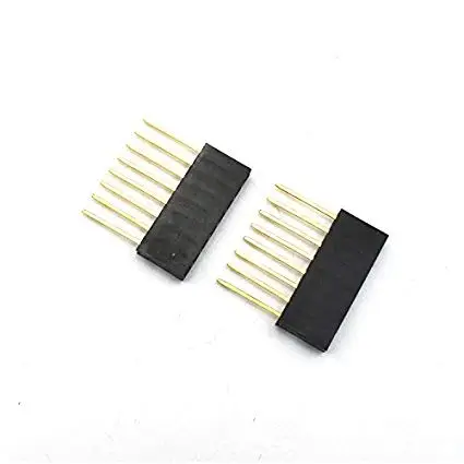 女性用1/2/ピース/ロット/2.54ピン,長さ10/11mm,Liuino DIYキット用の積み重ね可能なネックスヘッダー