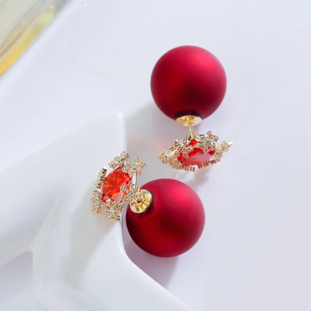 

1Pair Stud Earrings For Women Ear Studs Birthday Wedding Engagement Gift Decorative Unique Stylish