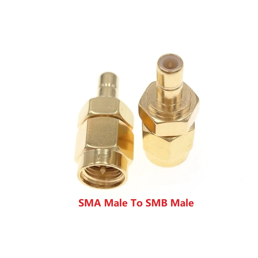 Smb Vrouwelijke Mannelijke Fakra Crimp Pcb Soldeer Mount Voor Rg316 Rg174 Rf Coaxiale Connector Adapter