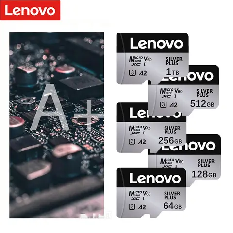 Lenovo Memory Card 1TB High Speed TF Flash Cards C10 U3 A2 Support Camera Phone Nintendo Switch 64GB 128GB 256GB 512GB TF Card