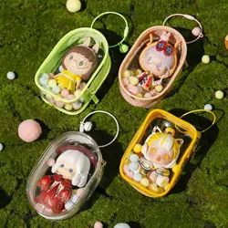 Transparent Mystery Box Keychain Bag Storage Case Organizer Box Storage Pouch Jewelry Wallet Dust-Proof Thicken Toy Doll Bag