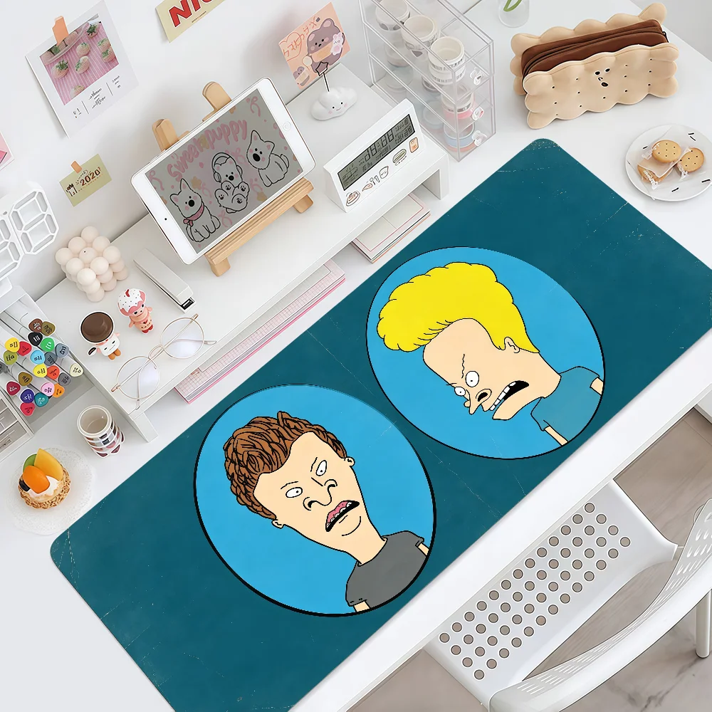 Mouse Pad MousePad Non-slip Lockedge Head Office B-Beavis Student Butt Funny Gaming Thickened Large Cartoon Writing Pad Cushion