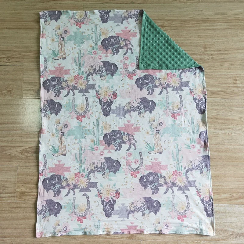

New Fashion Boutique Baby Baby Baby Cactus Cow Blanket 32*29 inches Wholesale Children kids Blanket