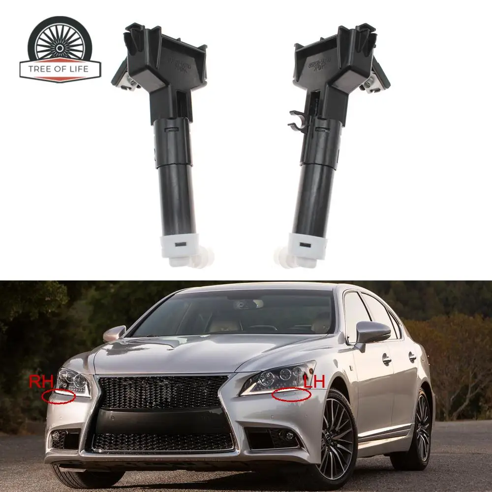 For LEXUS LS600H LS600HL 2013-2017  Front Headlight Washer Nozzle Headlamp Cleaning Spray Pump 8520750110 8520850110 85207 50110