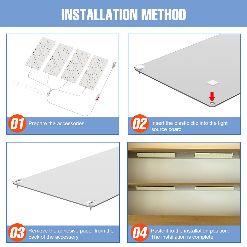 DC5V USB LED تنمو أضواء الطيف الكامل الكم مجلس زراعة مصباح مع توقيت السيارات تشغيل/إيقاف لنباتات الفواكه والخضروات بوعاء