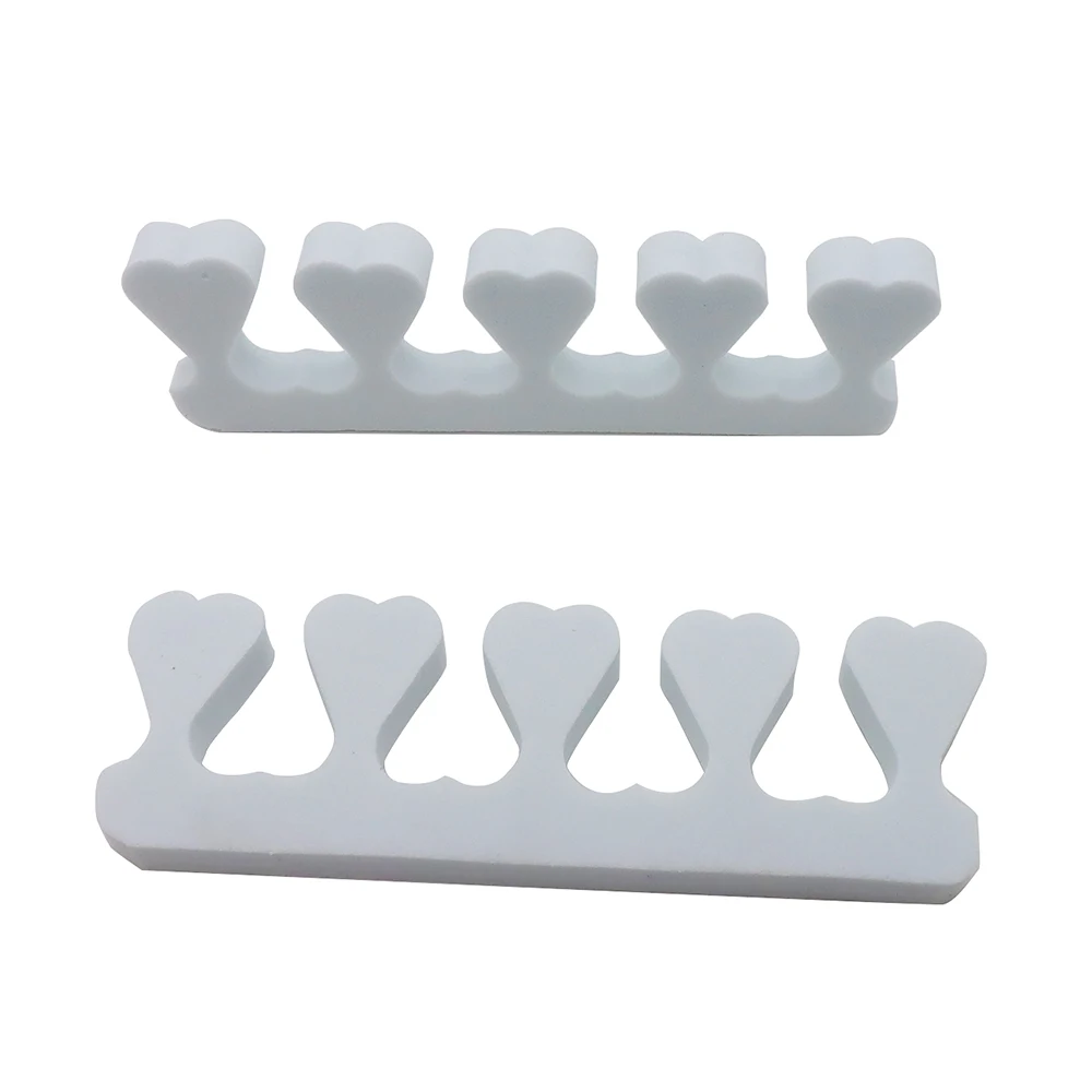 200 pçs suprimentos de unhas separador de dedos dos pés ferramentas pedicure corretor hálux valgus pé dedos separadores arte do prego acessórios de beleza