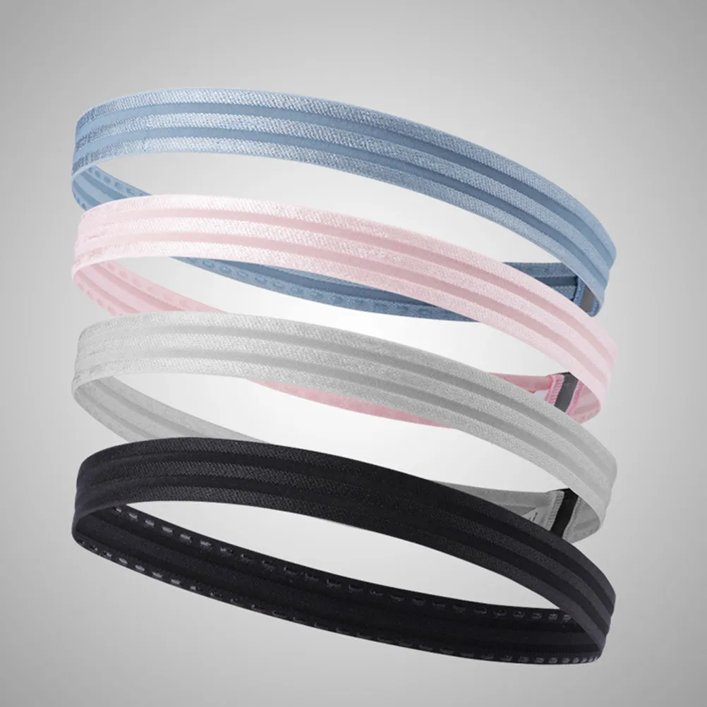 

3Pcs Yoga Headbands Elastic Reflective Non-Slip Sweatband for Running Gym Outdoor Sports Hairbands Reflective Sweatband