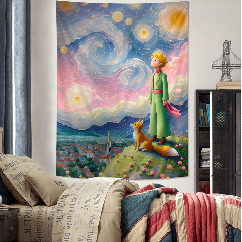 

Little Prince Hanging Bohemian Tapestry Cheap Hippie Wall Hanging Bohemian Wall Tapestries Mandala Wall Hanging Home Decor