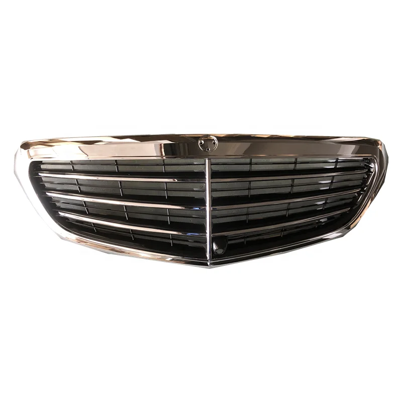 W212 With Hole Auto Grille Fit For Mercedes Benz E Class E250 E300 E350 Facelift Model Year 2014 To 2015