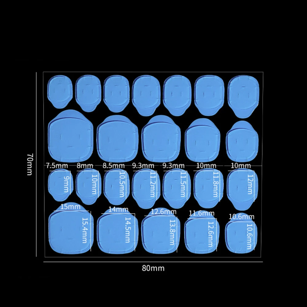 Nouvelle mode gelée colle Super collant 24 autocollants ruban adhésif imperméable faux ongles Gel détachable ongles bricolage conseils