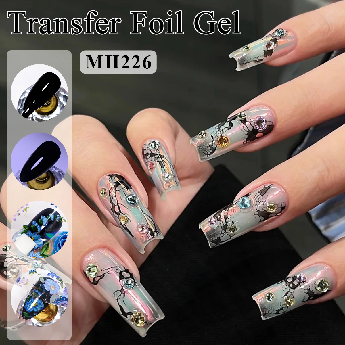 10ml Transfer Foil Gel Nail Po - Transfer Paper Carbon ulasan dan harga