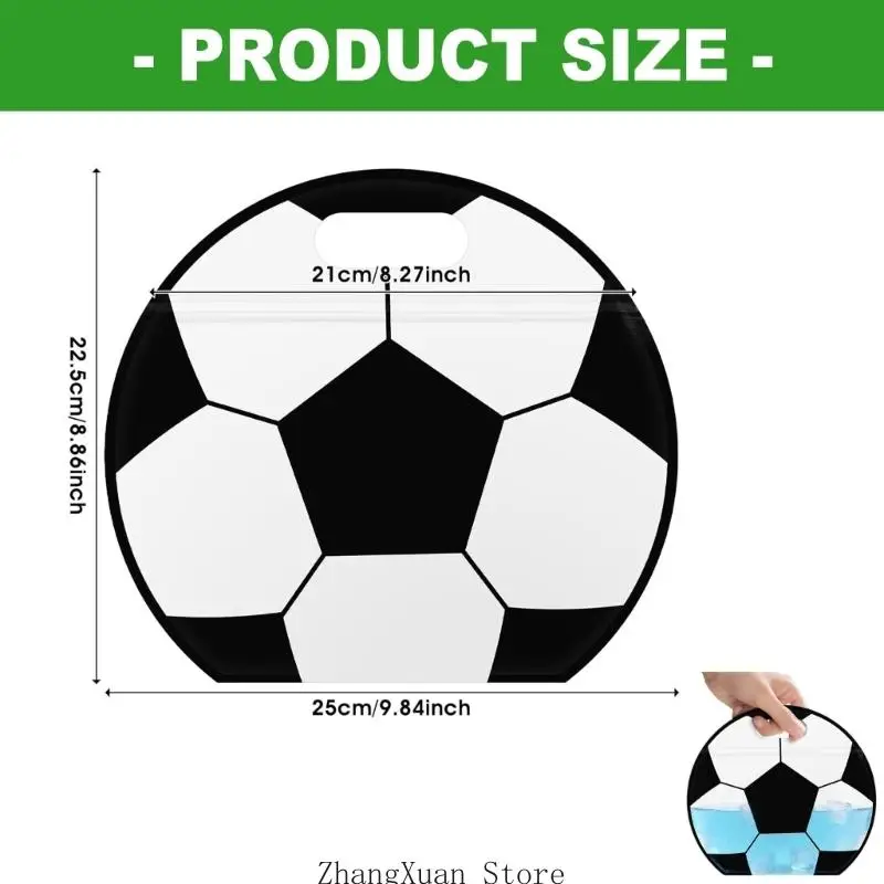 24 Stück Sportball-Thementasche, wasserdichte, durchsichtige Kunststoff-Geschenktüte für Kindergeburtstag, 3 x – Detail 6