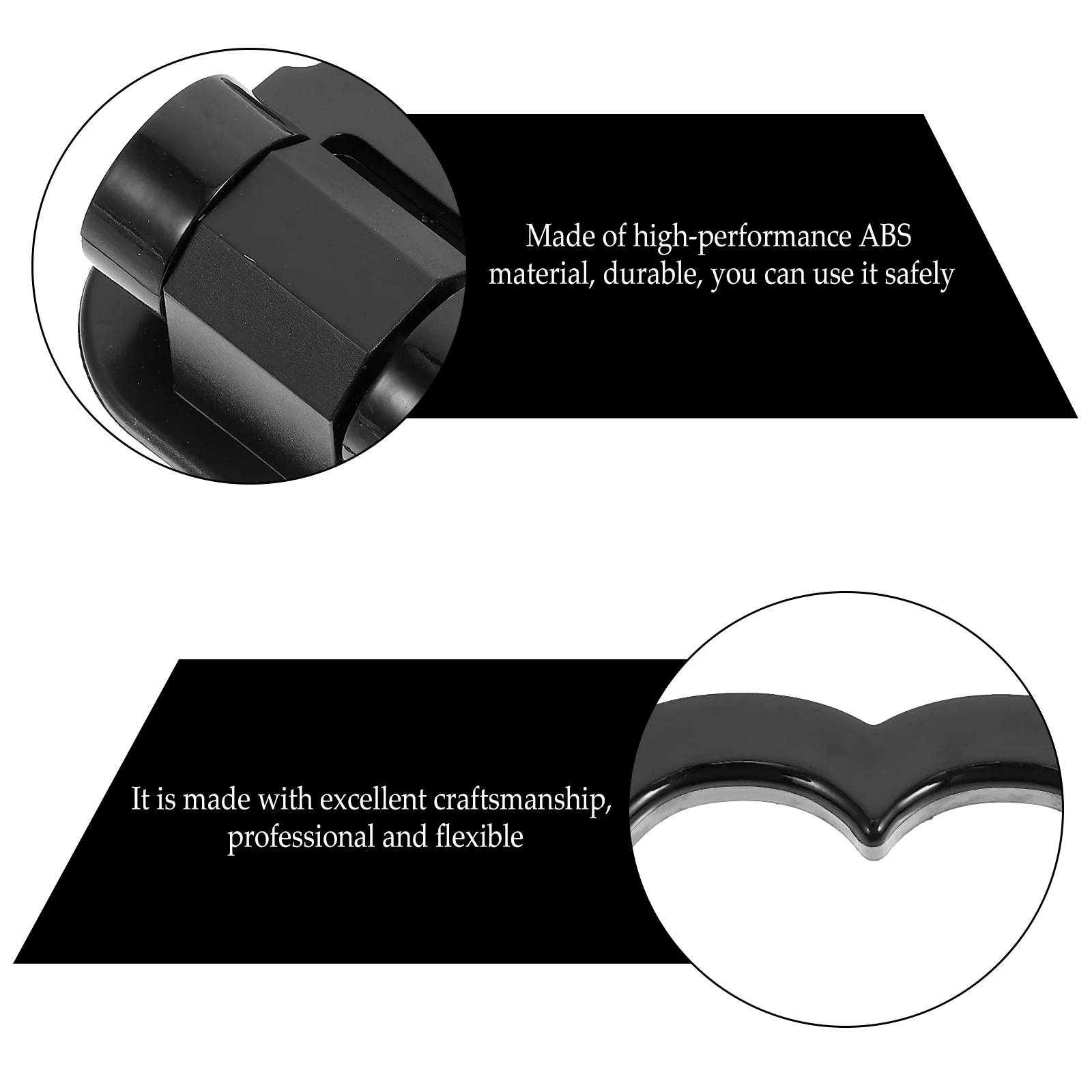 

1pc Love Shaped Front Tow Hook Decor Plastic Universal Car Ornaments Durable Abs Material Flexible Adjustable Decorative