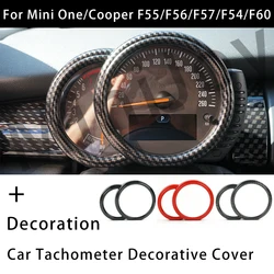 Autocollant de couverture de décoration de tachymètre de voiture, accessoires intérieurs pour MINI ONE Cooper S F56 F55 F57 Wlman F54 Countryman F60