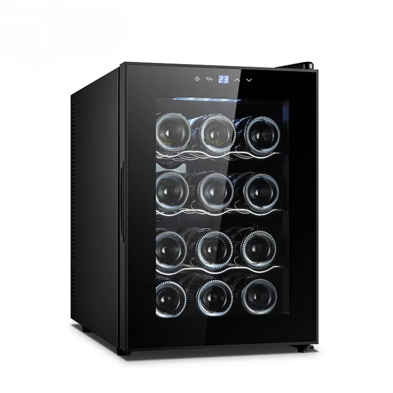 

12 Bottles Thermoelectric Fridge Stainless Cooler Cabinet Wine Cellar Cooling