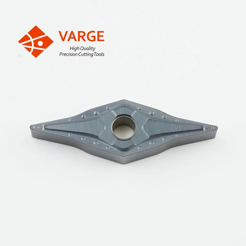 

Твердосплавные токарные пластины VARGE YNMG YNMG160404 для ЧПУ с 25-ю отверстиями ° Угловой элемент для профилирования и конической резки, для работ по созданию V-образных пазов